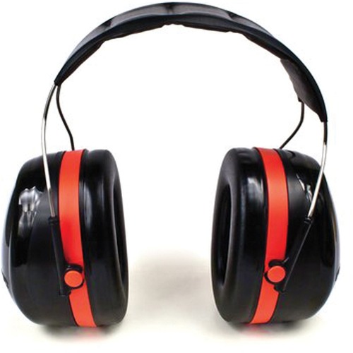 Peltor Optime 105 Earmuffs - Recommended for: Warehouse, Industrial - Noise Protection - Plastic - Black, Red