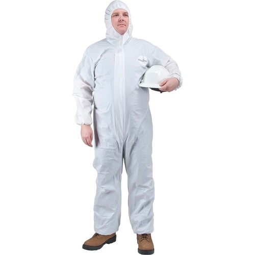 Zenith Microporous Protective Clothing - Recommended for: Asbestos Abatement, Cleaning, Maintenance, Painting, Crime Scene, Refinery, Printing, Warehouse, Industrial - Small Size - Liquid, Dust, Chemical, Paint, Bleach, Diazinon, Motor Oil, Paint, Blood, 