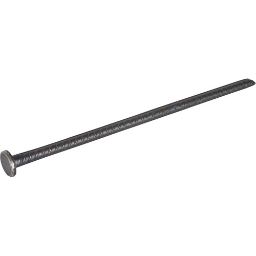 Zenith SEH144 Rebar Spike - 14" (355.60 mm) Length - Black - Rubber