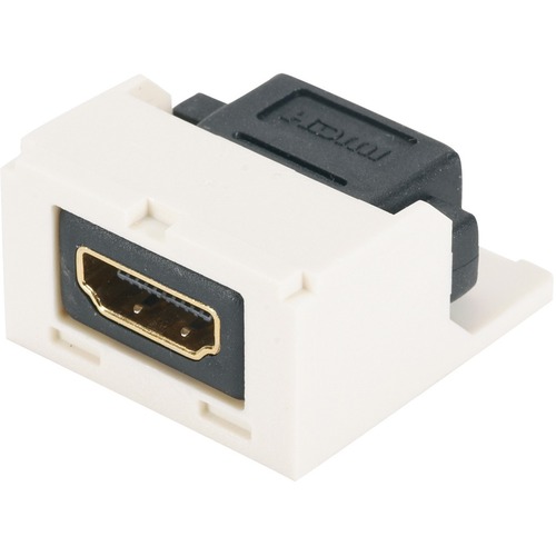 Panduit Mini-Com HDMI Audio/Video Adapter - 1 Pack - 1 x HDMI (Type A) Digital Audio/Video Female - 1 x HDMI (Type A) Digital Audio/Video Female - Off White