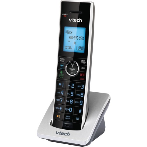 VTech Accessory Handset with Caller ID/Call Waiting DS6072 - Cordless - DECT 6.0 - Black, Silver - Cordless Phone Handsets - VTEDS6072