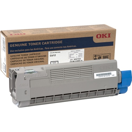 Oki Original LED Toner Cartridge - Black - 1 Each - 8000 Pages