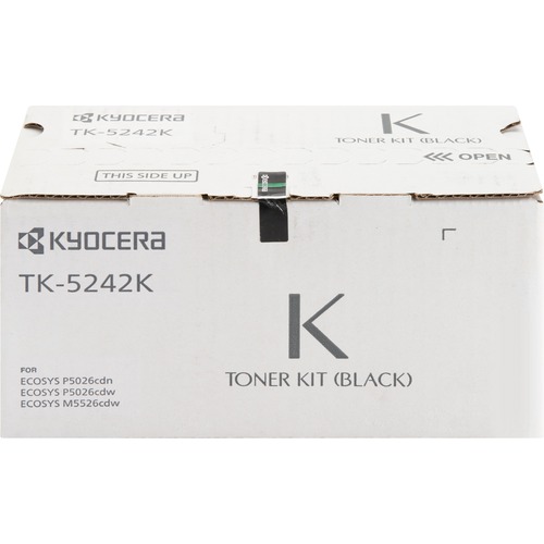 Kyocera TK-5242K Original Laser Toner Cartridge - Black - 1 Each - 4000 Pages