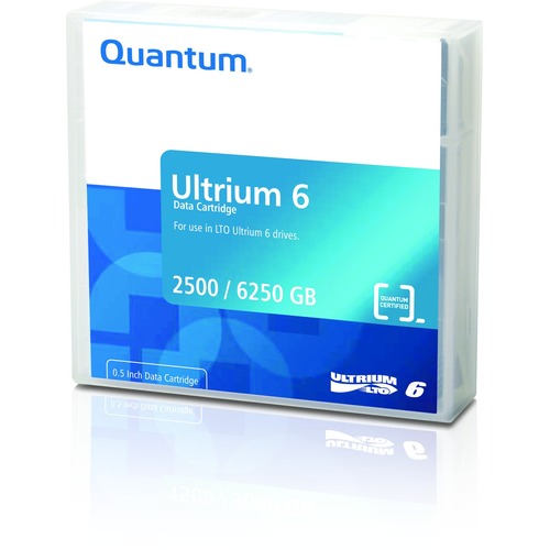 Quantum LTO Ultrium-6 Data Cartridge - LTO-6 - WORM - 2.50 TB (Native) / 6.25 TB (Compressed) - 2775.59 ft Tape Length