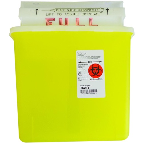 Paramedic Waste Container - 5.10 L Capacity - 1 Each