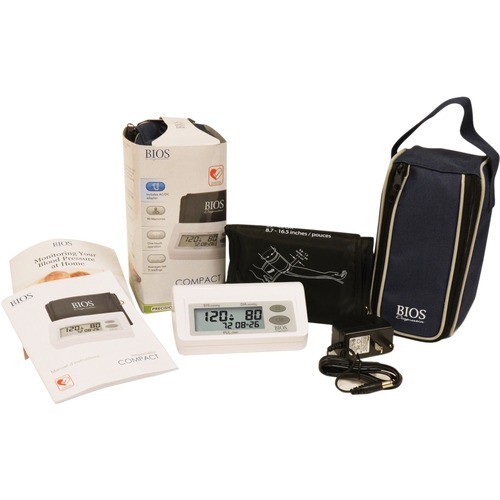 BIOS Medical Precision Series 4.0 Compact Blood Pressure Monitor - For Blood Pressure - Average BP Reading, Built-in Memory, Adjustable Cuff