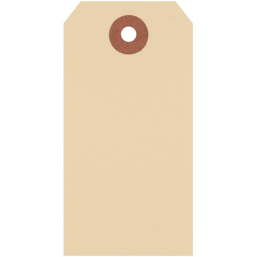 Merangue Shipping Tag - #3 - 3.75" (95.25 mm) Length x 1.88" (47.63 mm) Width - Rectangular - 1000 Pack - Manila