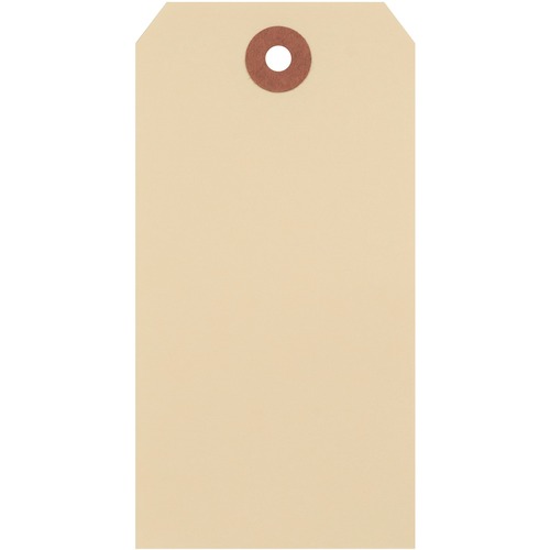 Merangue Shipping Tag - #6 - 5.25" (133.35 mm) Length x 2.63" (66.68 mm) Width - Rectangular - 1000 Pack - Manila