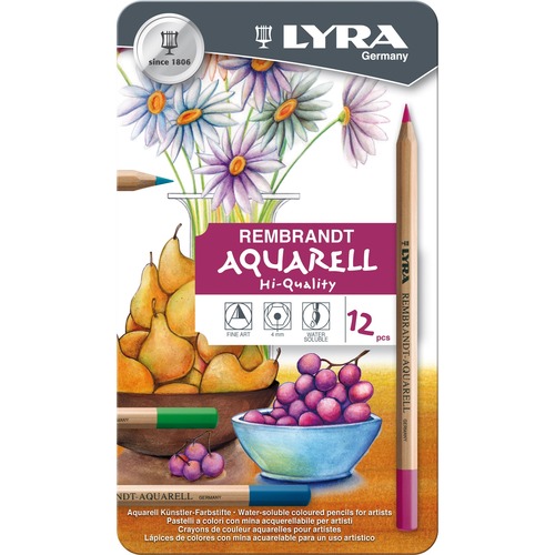 Lyra Aquarell Colored Pencil Sets - Assorted Lead - 12 / Set