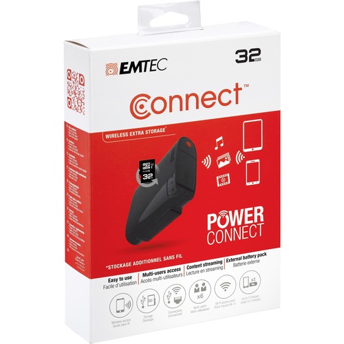 EMTEC Power Connect U800 IEEE 802.11n Ethernet Wireless Router - 2.40 GHz ISM Band - 6.75 MB/s Wireless Speed - 1 x Broadband Port - USB - Fast Ethernet