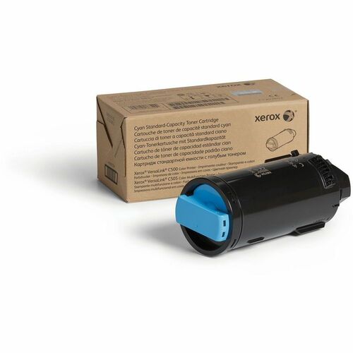 Xerox Original Standard Yield Laser Toner Cartridge - Cyan - 1 Each - 2400 Pages