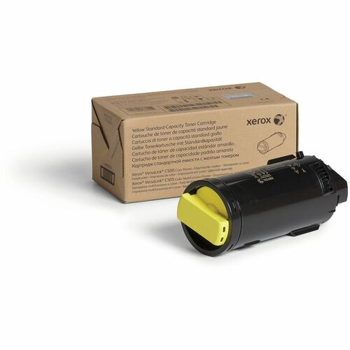 Xerox Original Standard Yield Laser Toner Cartridge - Yellow - 1 Each - 2400 Pages