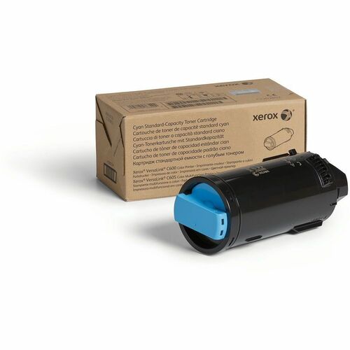 Xerox Original Standard Yield Laser Toner Cartridge - Cyan - 1 Each - 6000 Pages