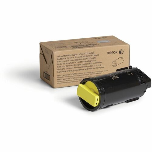 Xerox Original Standard Yield Laser Toner Cartridge - Yellow - 1 Each - 6000 Pages