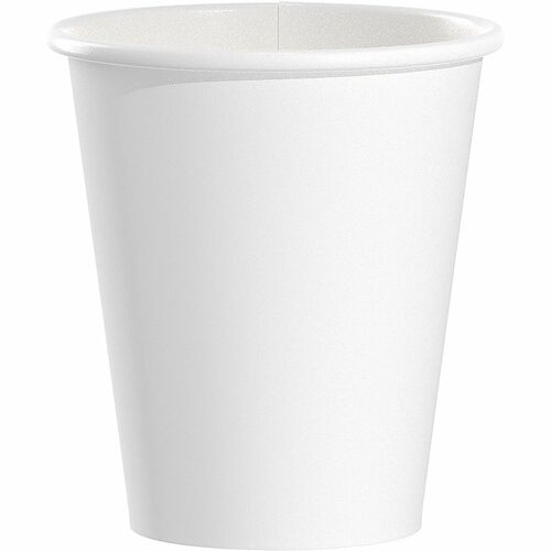 Solo 6 oz Paper Hot Cups - 50.0 / Bag - 20 / Carton - White - Paper - Hot Drink, Coffee, Tea, Cocoa