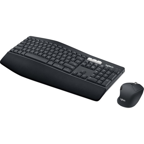 Logitech MK850 Performance Wireless Keyboard and Mouse Combo - USB Wireless Bluetooth/RF - USB Wireless Bluetooth/RF - Optical - 1000 dpi - 8 Button - Scroll Wheel - AAA, AA - Compatible with Desktop Computer, Smartphone, Notebook, Tablet for Chrome OS, W