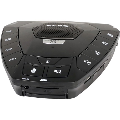 Elmo Huddle Space (HS-G3) Collaboration Hub - Camera, iPad, PC, Chromebook Compatible - 8 x HDMI Digital Audio/Video In, 1 x HDMI Digital Audio/Video Out, 1 x HD-15 VGA Out, 1Microphone, 1Audio Out, 1USB, 1 - TAA Compliant