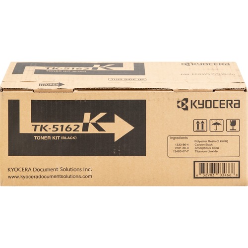 Kyocera TK-5162K Original Laser Toner Cartridge - Black - 1 Each - 16000 Pages