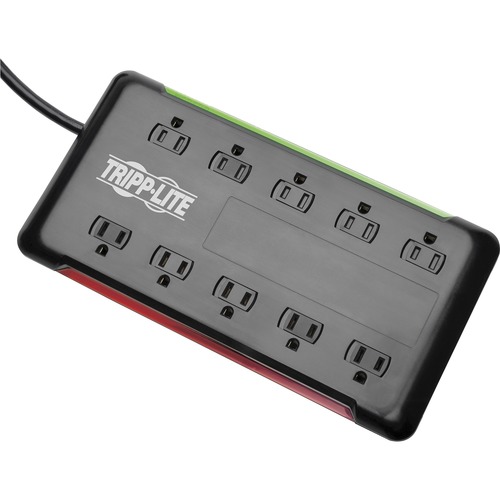 Picture of Tripp Lite Protect It! 10-Outlet Surge Protector, 6 ft. Cord, 2880 Joules, Black Housing