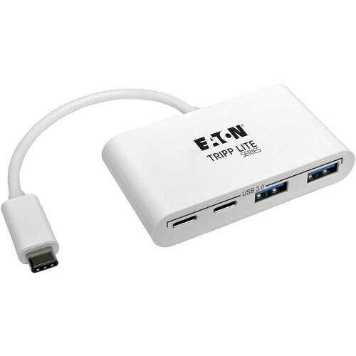 Tripp Lite by Eaton 4-Port USB 3.1 Gen 1 Portable Hub, USB-C to (x2) USB-A and (x2) USB-C - USB Type C - External - 4 USB Port(s) - 2 USB 3.0 Port(s) - 2 USB 3.1 Port(s)