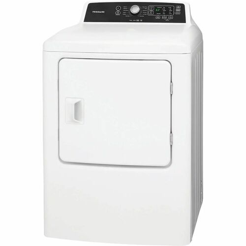Frigidaire Dryer FFRE4120SW - 6.70 ft³ - Front Loading - Vented - 10 Modes - Classic White - 5400 W