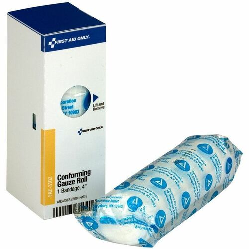 First Aid Only SmartCompliance Refill 4" x 5 yd Conforming Gauze Roll, 1 per Box - 1 / Box