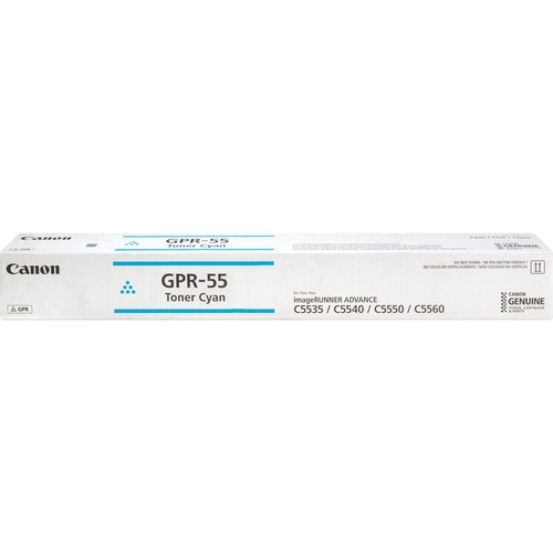 Canon GPR-55 Original Laser Toner Cartridge - Cyan - 1 Each - 60000 Pages