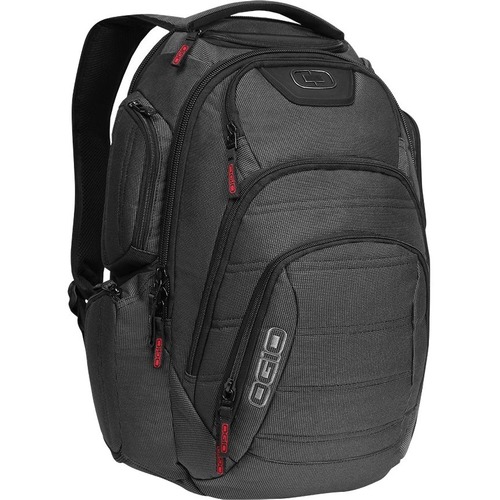 Ogio RENEGADE RSS Carrying Case (Backpack) for 15" Apple iPad Notebook - Dark Static - Damage Resistant, Crush Proof, Drop Resistant - Shoulder Strap, Handle - 19.5" Height x 14" Width x 10.5" Depth
