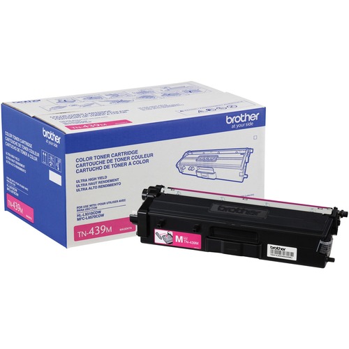 Brother TN439M Original Ultra High Yield Laser Toner Cartridge - Magenta - 1 Each - 9000 Pages
