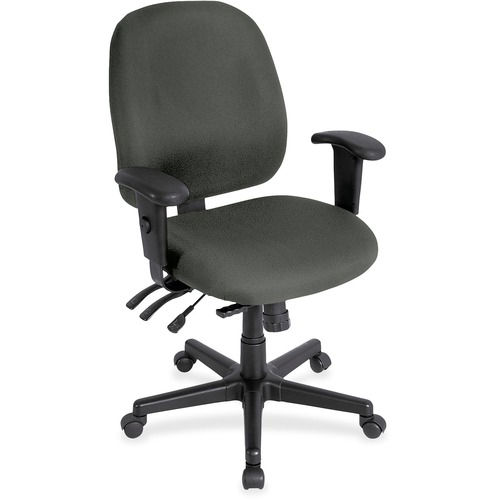 Eurotech 4x4sl with Seat Slider - Ebony Seat - Ebony Back - 5-star Base - Tea Time - Armrest - 1 Each