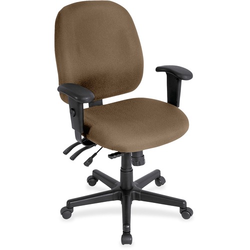 Eurotech 4x4sl with Seat Slider - Adobe Seat - Adobe Back - 5-star Base - Tea Time - Armrest - 1 Each