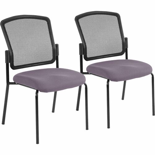 Eurotech dakota 2 Stackable - Violet Fabric Seat - Four-legged Base - 1 Each