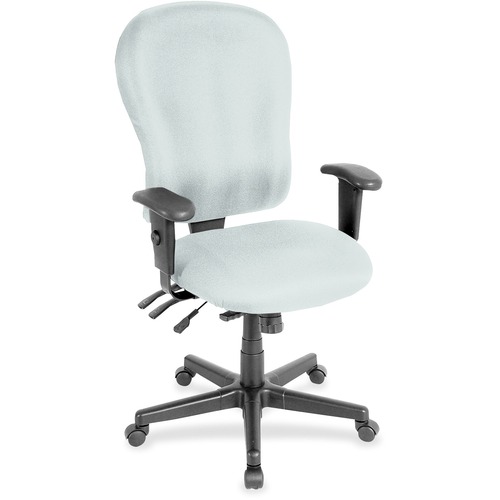 Eurotech 4x4xl High Back Task Chair - Breezy Vinyl Seat - Breezy Vinyl Back - High Back - 5-star Base - Armrest - 1 Each