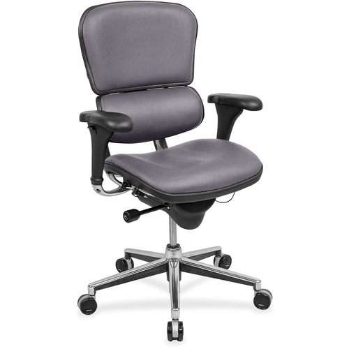 Eurotech Executive Chair - Carbon - Fabric, Vinyl - 1 Each