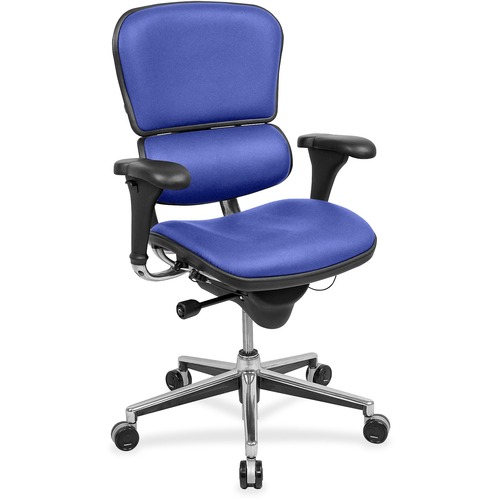 Eurotech Executive Chair - Cobalt - Fabric - 1 Each
