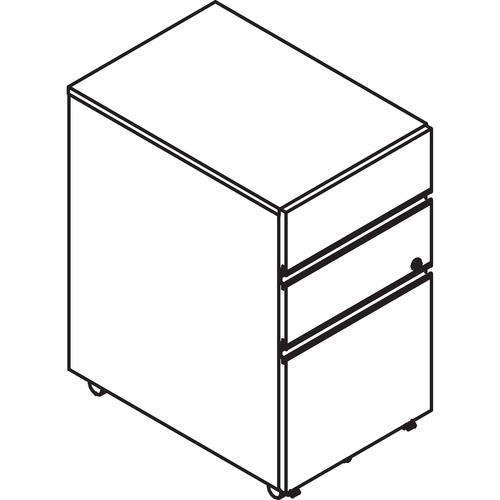 Picture of Lacasse Concept 400E Pedestal - 3-Drawer