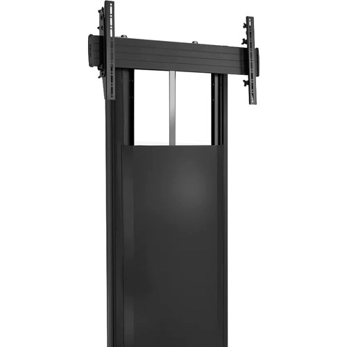 Chief Extra-Large Height-Adjustable Floor Support Mount - For Displays 55-100" - Black - 1 Display(s) Supported - 300 lb Load Capacity - 200 x 200, 800 x 400