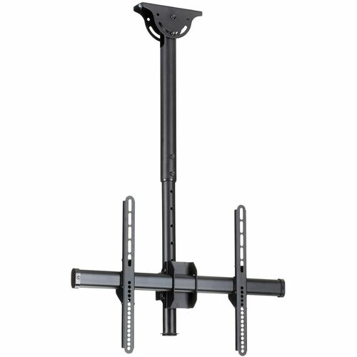 StarTech.com TV Ceiling Mount, Full-Motion Hanging Single Screen Vesa Mount for 32"-75" TVs / Displays - Height Adjustable Telescopic Pole - Full motion single TV ceiling mount for VESA displays up to 75" - Adjust. telescopic pole, 1.8' - 3' (50 - 90cm) -