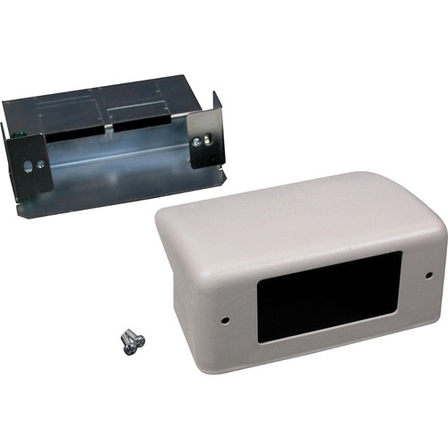 Wiremold 24DWNR-FW Mounting Bracket for Receptacle, Cable Raceway - Fog White