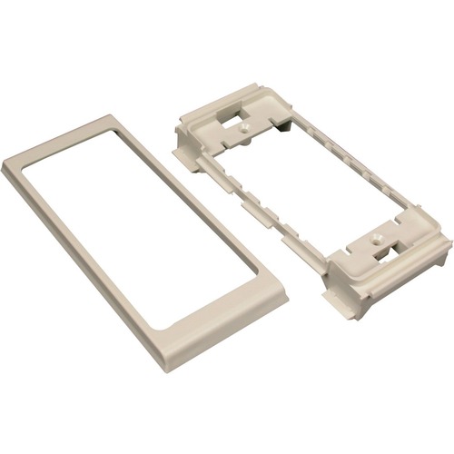 Wiremold CableSmart 40N2F31V Mounting Bracket for Communication Module, Cable Raceway, Faceplate, Power Equipment - Ivory