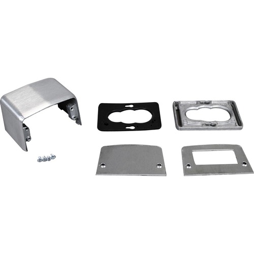 Wiremold 525 Series Four-Piece Power Service Fitting - 4 Piece - Silver - Aluminum