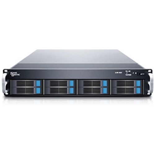 Sans Digital EliteRAID ER208UTI6G DAS/SAN Array - 8 x HDD Supported - 64 TB Supported HDD Capacity - Serial ATA Controller0, 1, 3, 5, 6, 10, 30, 50, 60, 1E, JBOD - 8 x Total Bays - 8 x 3.5" Bay - Gigabit Ethernet - 2U - Rack-mountable
