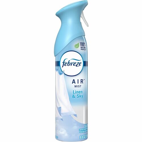 Febreze Odor-Fighting Air Freshener - Spray - 8.8 fl oz (0.3 quart) - Linen & Sky - 1 Each - Odor Neutralizer, VOC-free