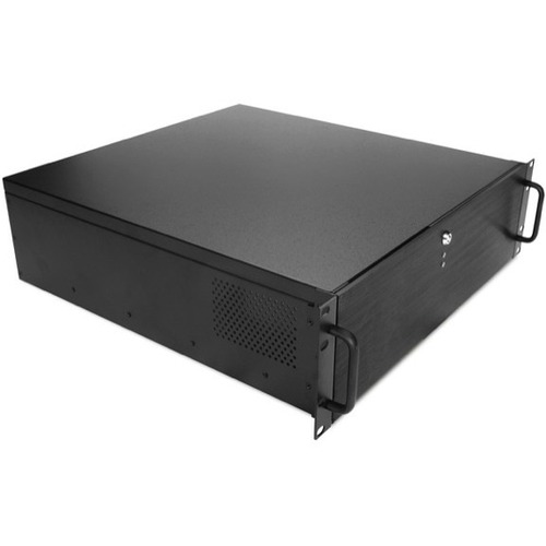 iStarUSA 3U 5.25" 3-Bay Compact microATX Chassis - Rack-mountable - Black - Aluminum - 3U - 7 x Bay - Micro ATX, Mini ITX Motherboard Supported - 3 x Fan(s) Supported - 3 x External 5.25" Bay - 4 x Internal 3.5" Bay - 4x Slot(s) - 2 x USB(s)