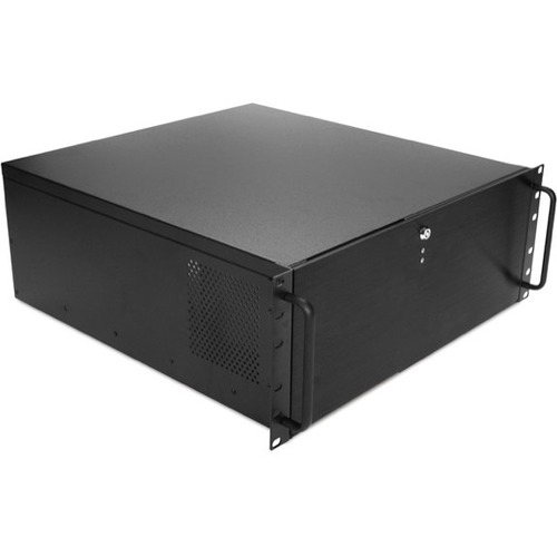iStarUSA 4U 5.25" 4-Bay Compact ATX Chassis - Rack-mountable - Black - Aluminum - 4U - 10 x Bay - Micro ATX, Mini ITX, ATX Motherboard Supported - 2 x Fan(s) Supported - 4 x External 5.25" Bay - 6 x Internal 3.5" Bay - 7x Slot(s) - 2 x USB(s)