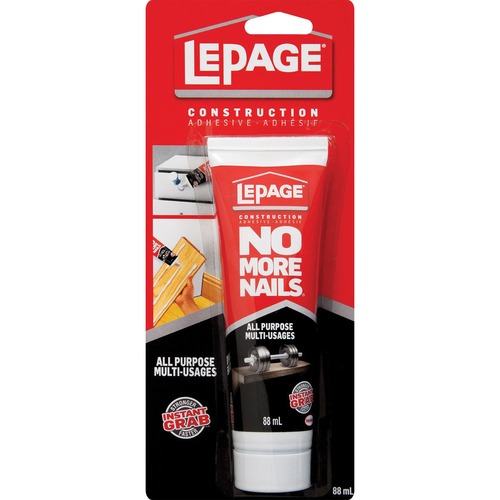 LePage No More Nails All Purpose Adhesive - 88 mL - 1 Each - White