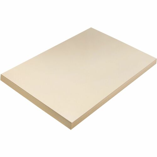 Pacon Medium Weight Manila Tagboard - Art Project, Craft Project - 12"Width x 18"Length - 100 / Pack - Manila