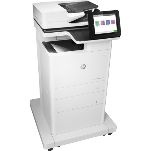 HP LaserJet M632 M632fht Laser Multifunction Printer-Monochrome-Copier/Fax/Scanner-65 ppm Mono Print-1200x1200 Print-Automatic Duplex Print-300000 Pages Monthly-1200 sheets Input-Color Scanner-600 Optical Scan-Monochrome Fax-Gigabit Ethernet - Copier/Fax/
