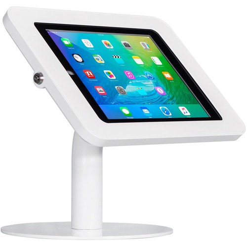 The Joy Factory Elevate II Countertop Kiosk for iPad 9.7 5th Generation | Air (White) - Up to 9.7" Screen Support - 13" (330.20 mm) Height x 11.90" (302.26 mm) Width x 9.63" (244.48 mm) Depth - Freestanding, Countertop, Desktop - White - Portable