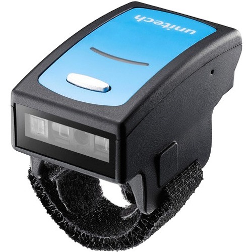 Unitech MS650 Bluetooth 1D Ring Scanner - Wireless Connectivity - 400 scan/s - 1D - CCD - Bluetooth - USB - Blue, Black